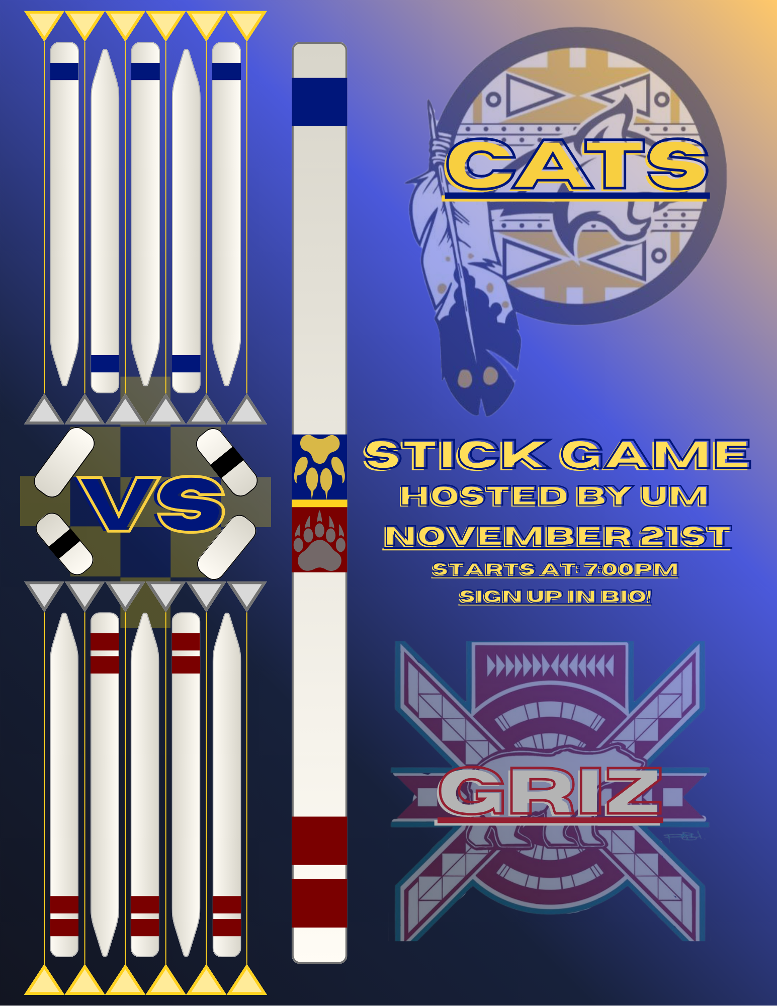 2025 Cat Griz Stickgame
