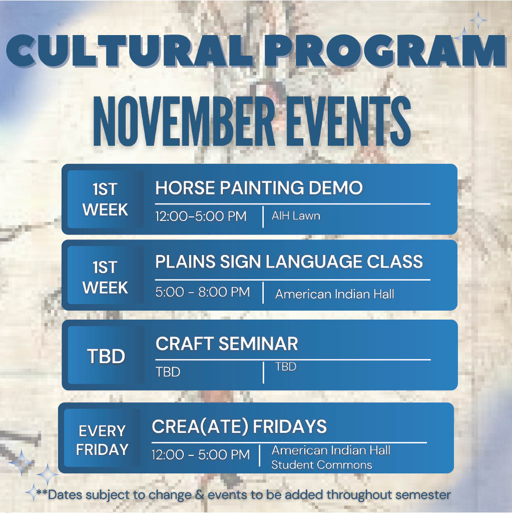 November Cultural Events