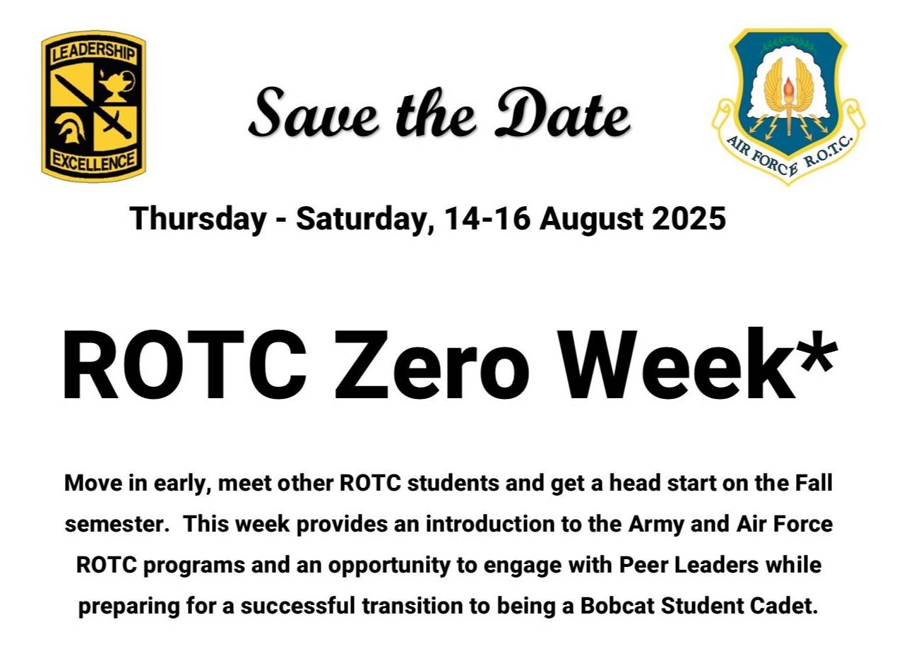 ROTC Zero Days Flyer 2025 ROTC Zero Days Flyer 2025
