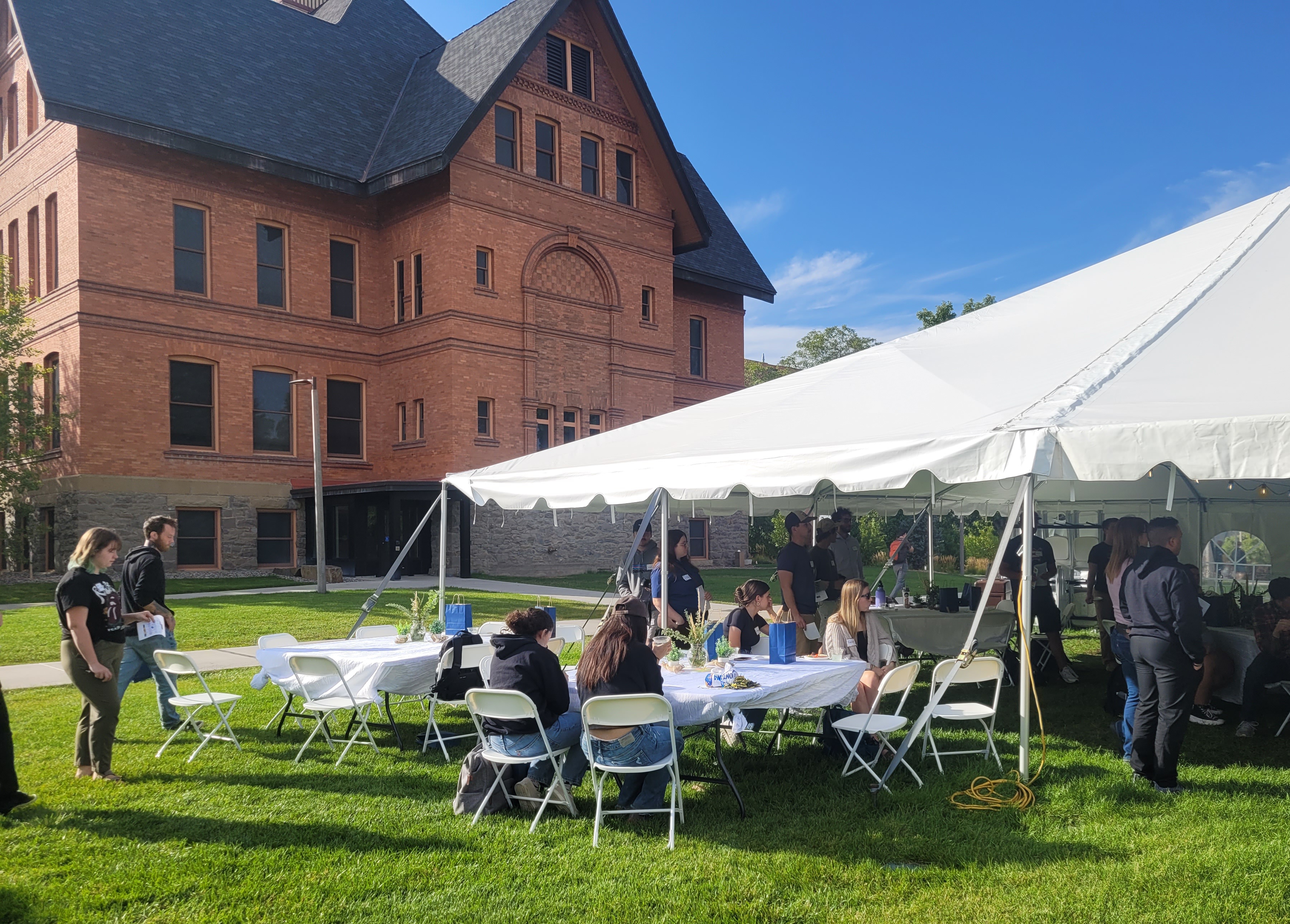 tent of students