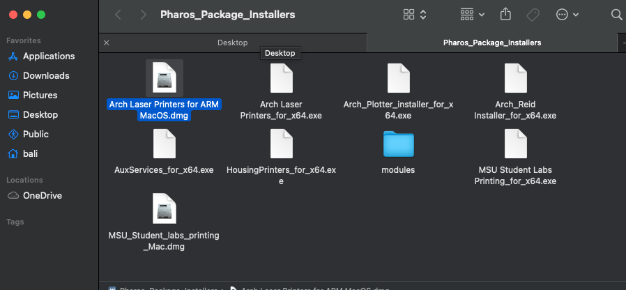 Pharos DMG Installer in Cicada Share