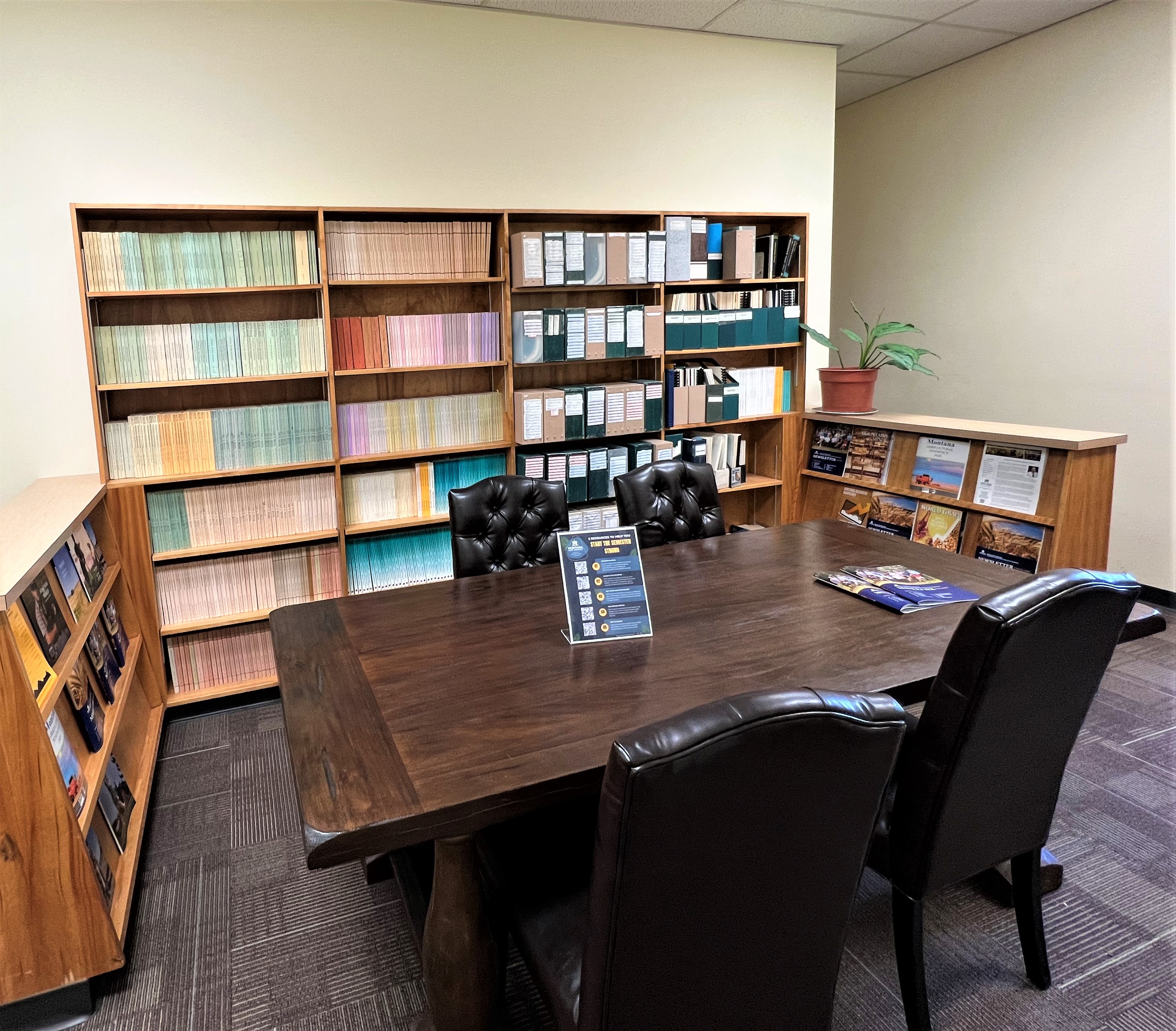 table in library