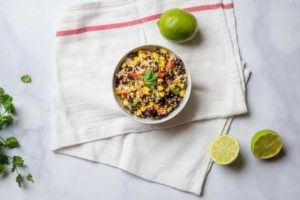 Black bean and couscous salad