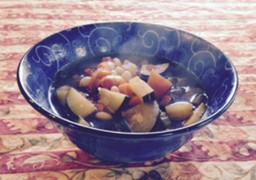 vegetarian white bean soup