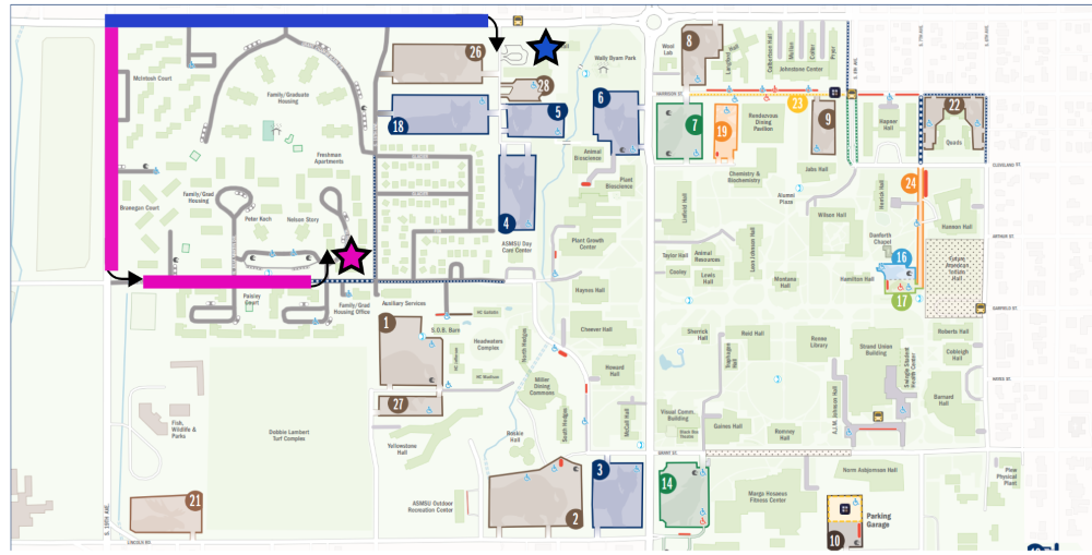 Hyalite and Julia Martin Move in Map