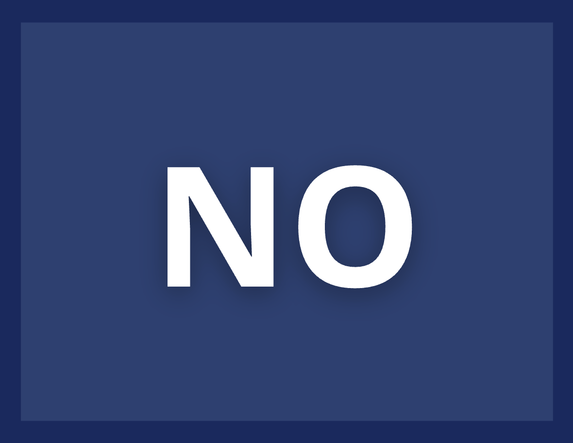 No