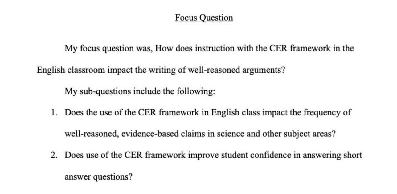 focus question