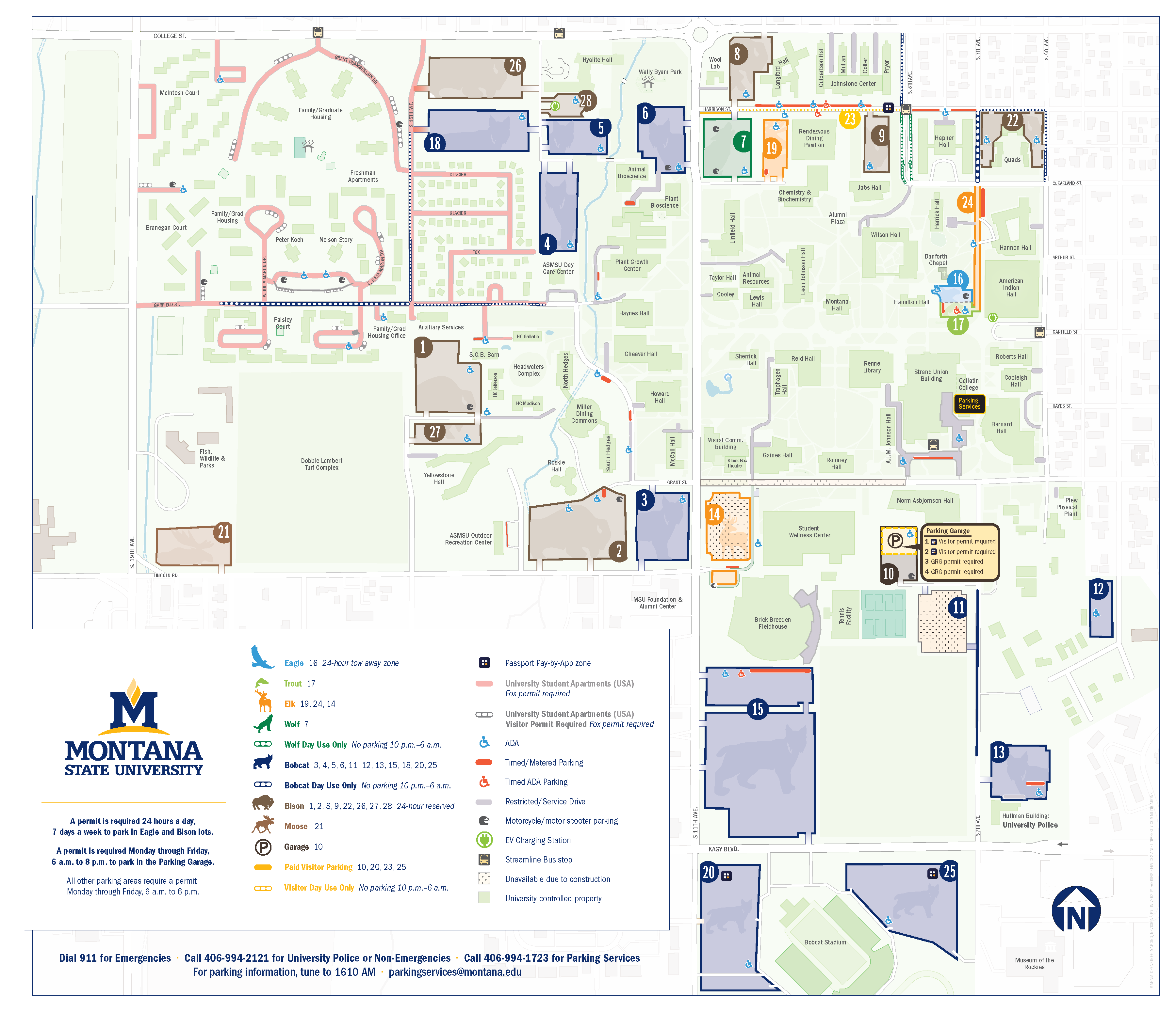 2024 Parking Map