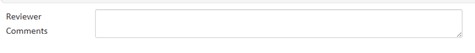 Reviewer Comments