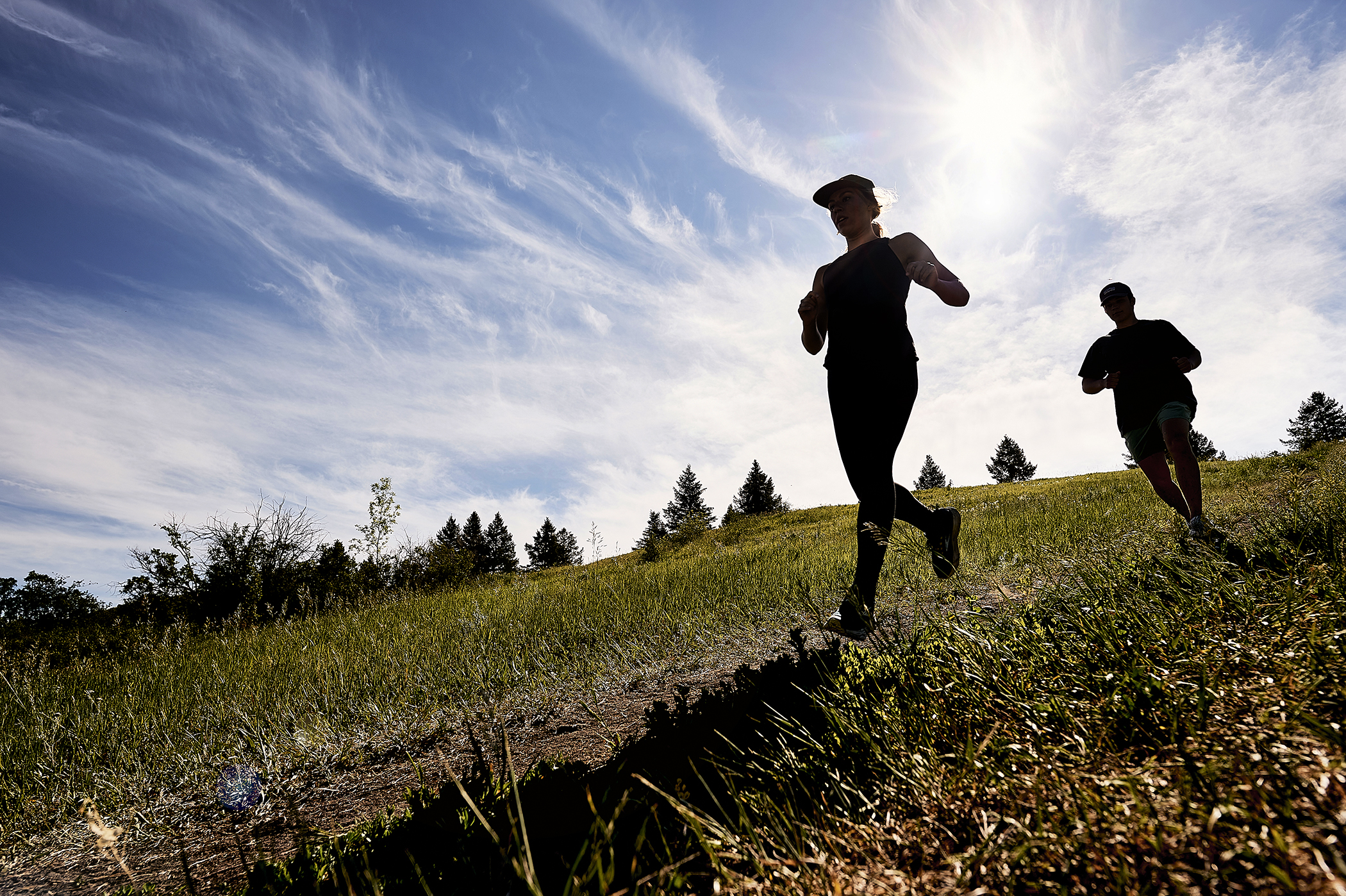 runners on Peets Hill