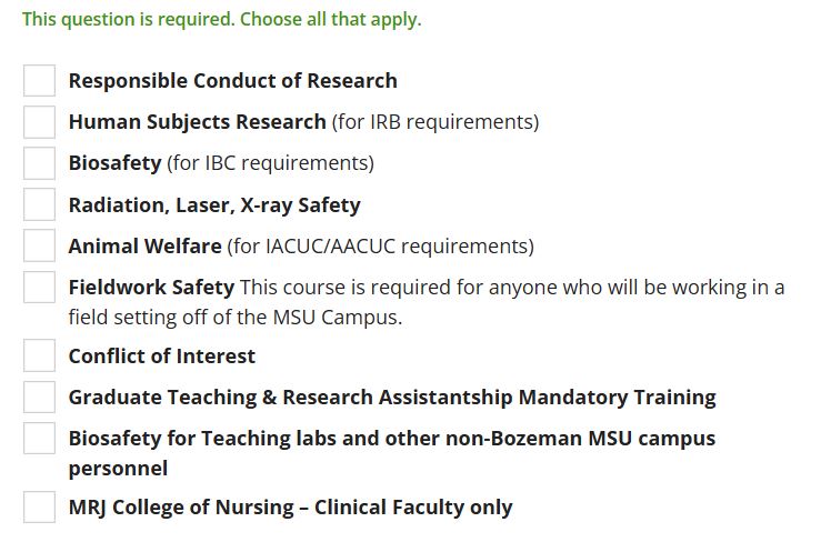 snapshot of CITI menu 1