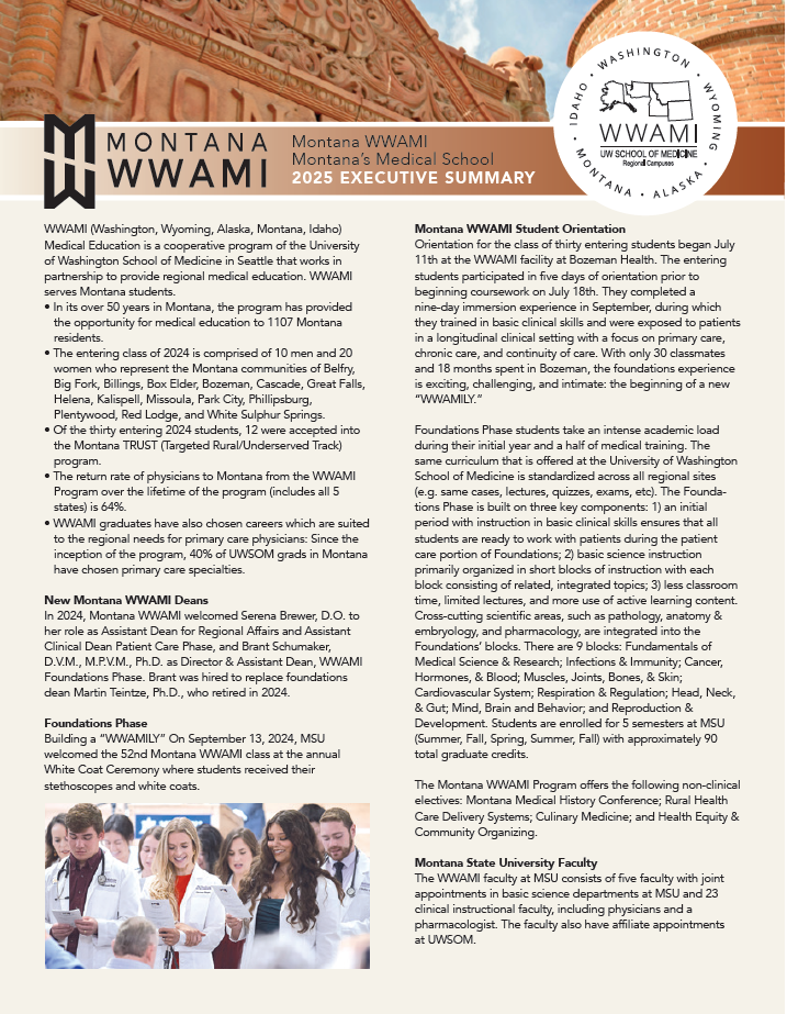 Newsletter Executive Summary 2025 Page 1